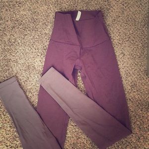 Wunder Under Lululemon Leggings Ombré